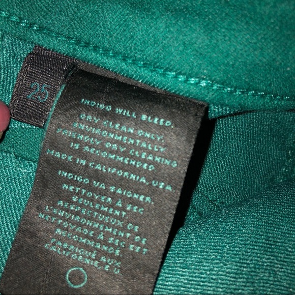 J Brand Indigo Green Wax Jeans - Picture 5 of 8